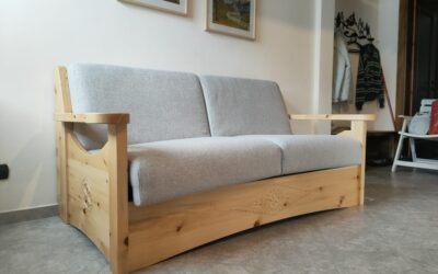 Divano letto stile Val Varaita