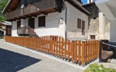Recinzione in larice