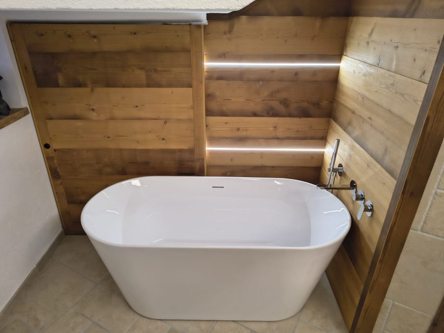 Arredamento bagno in Larice bio
